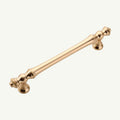 Puxador Metal Alça Dourado Escovado Escovado Fosco 128mm - C3409