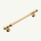 Puxador Metal Alça Dourado Escovado Escovado Fosco 128mm - C3409