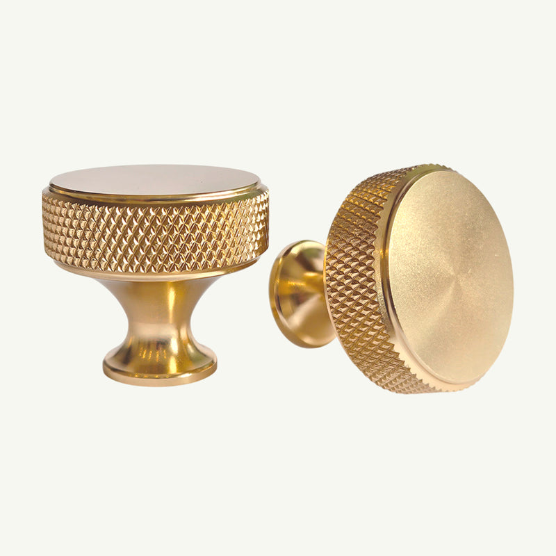 Puxador Ponto 30mm Dourado Semibrilho - C3410