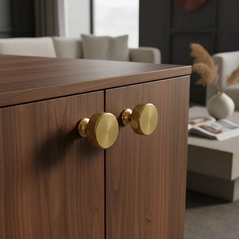 Puxador Ponto 30mm Dourado Semibrilho - C3410