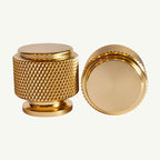 Puxador Ponto 25mm Dourado Semibrilho - C3411