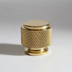 Puxador Ponto 25mm Dourado Semibrilho - C3411