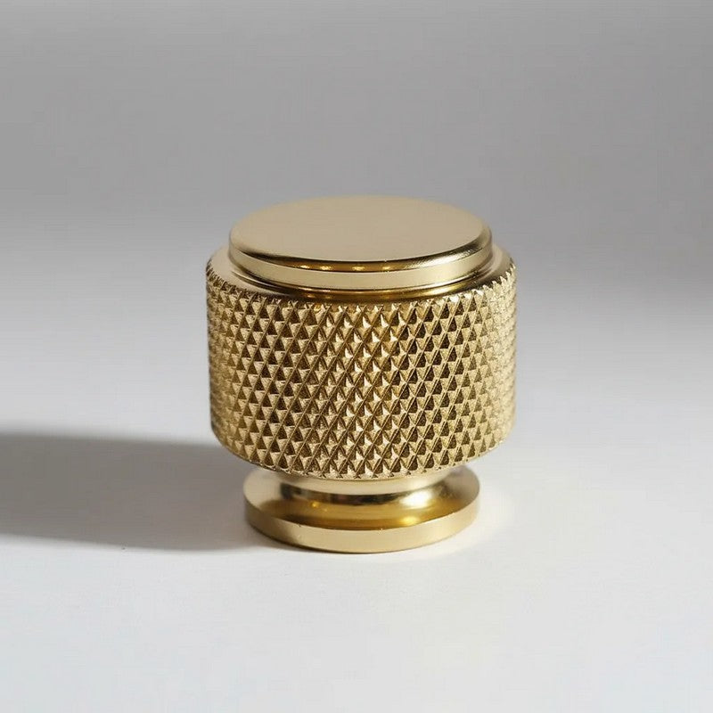 Puxador Ponto 25mm Dourado Semibrilho - C3411