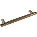 Puxador Metal Alça Dourado Bronze Escoado 128mm - C3416