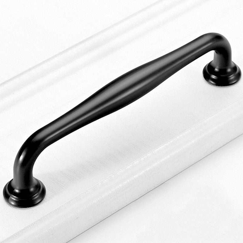 Puxador Metal Alça Preto Fosco 140mm - C3605