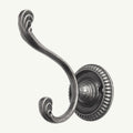 Gancho Duplo Colonial Antique Iron - C4014
