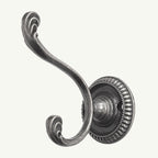 Gancho Duplo Colonial Antique Iron - C4014