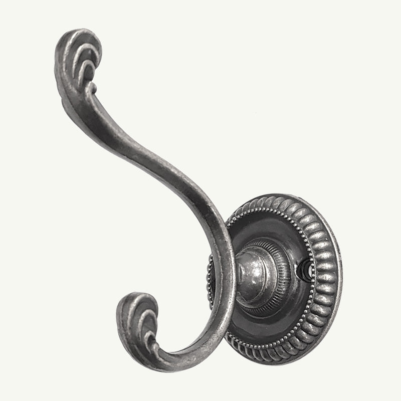 Gancho Duplo Colonial Antique Iron - C4014