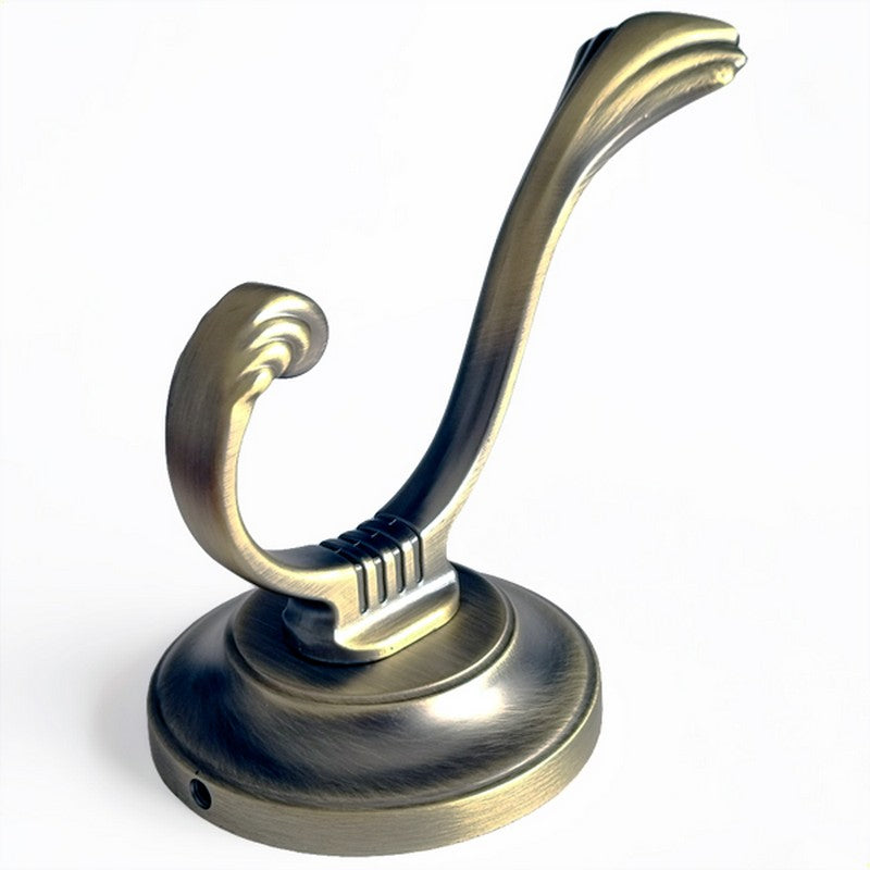 Gancho Duplo Colonial Premium Bronze Antigo - C4017