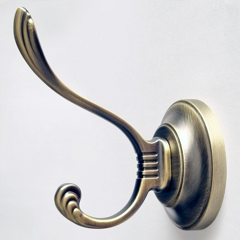 Gancho Duplo Colonial Premium Bronze Antigo - C4017