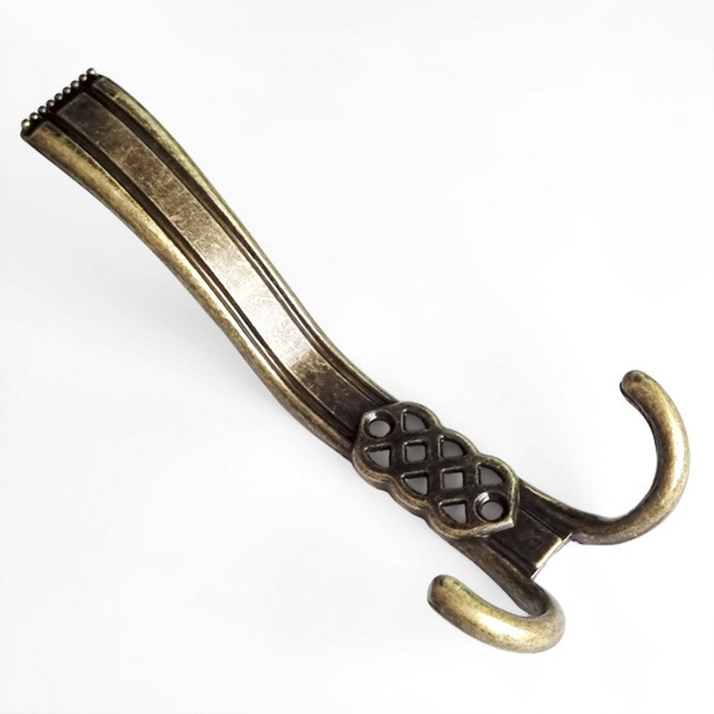 Gancho Triplo Colonial Bronze Antigo - C4019