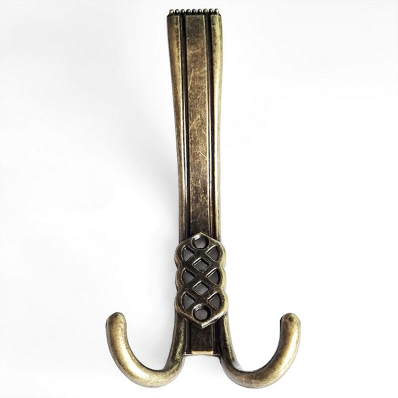 Gancho Triplo Colonial Bronze Antigo - C4019