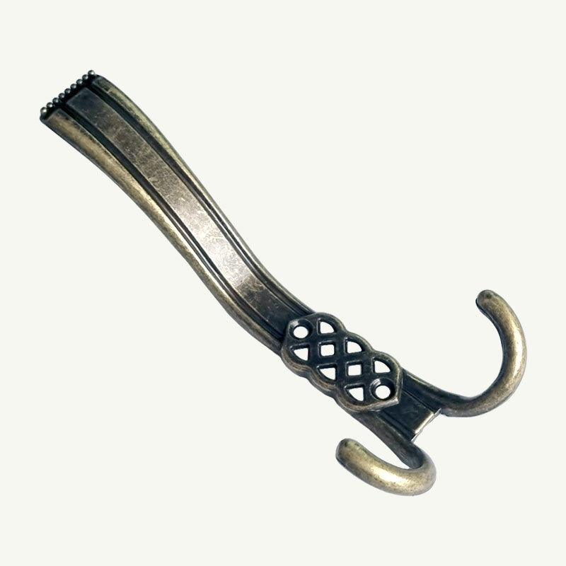 Gancho Triplo Colonial Bronze Antigo - C4019