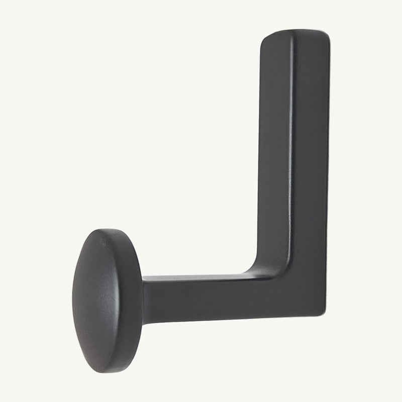 Gancho Parede Preto Fosco - C4022