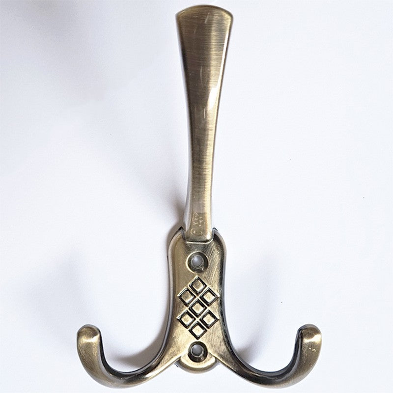 Gancho Triplo Colonial Bronze Antigo - C4023