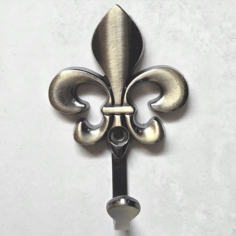 Gancho Flor de Lis Colonial Ouro Velho - C4030