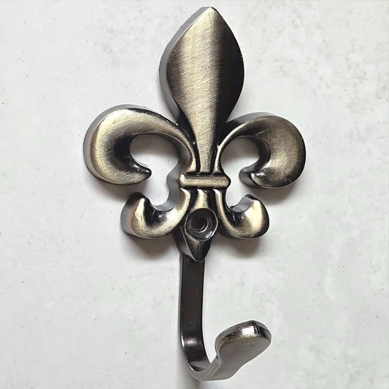 Gancho Flor de Lis Colonial Ouro Velho - C4030