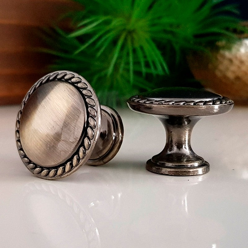 Puxador Gaveta Armário Metal Redondo Ouro Velho - C3032