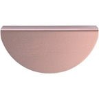 Puxador Gaveta Armário Meia Lua 96mm Rosê Rosegold Fosco - C3180